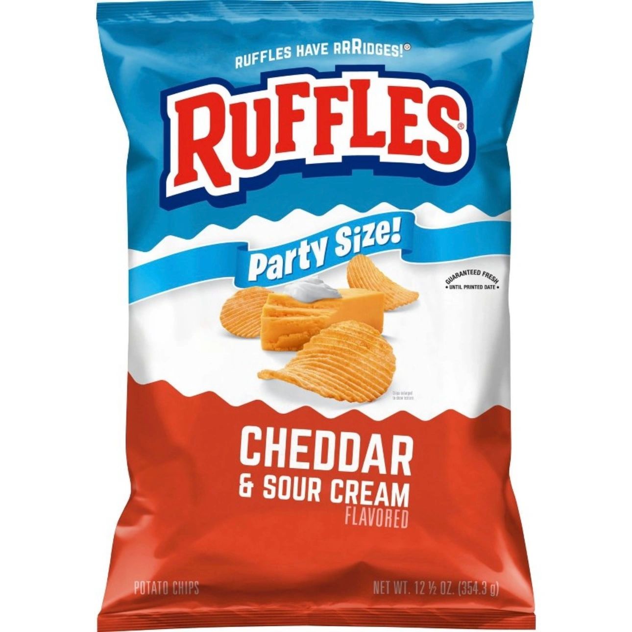 Ruffles Cheddar And Sour Cream Potato Chips - 12.5oz