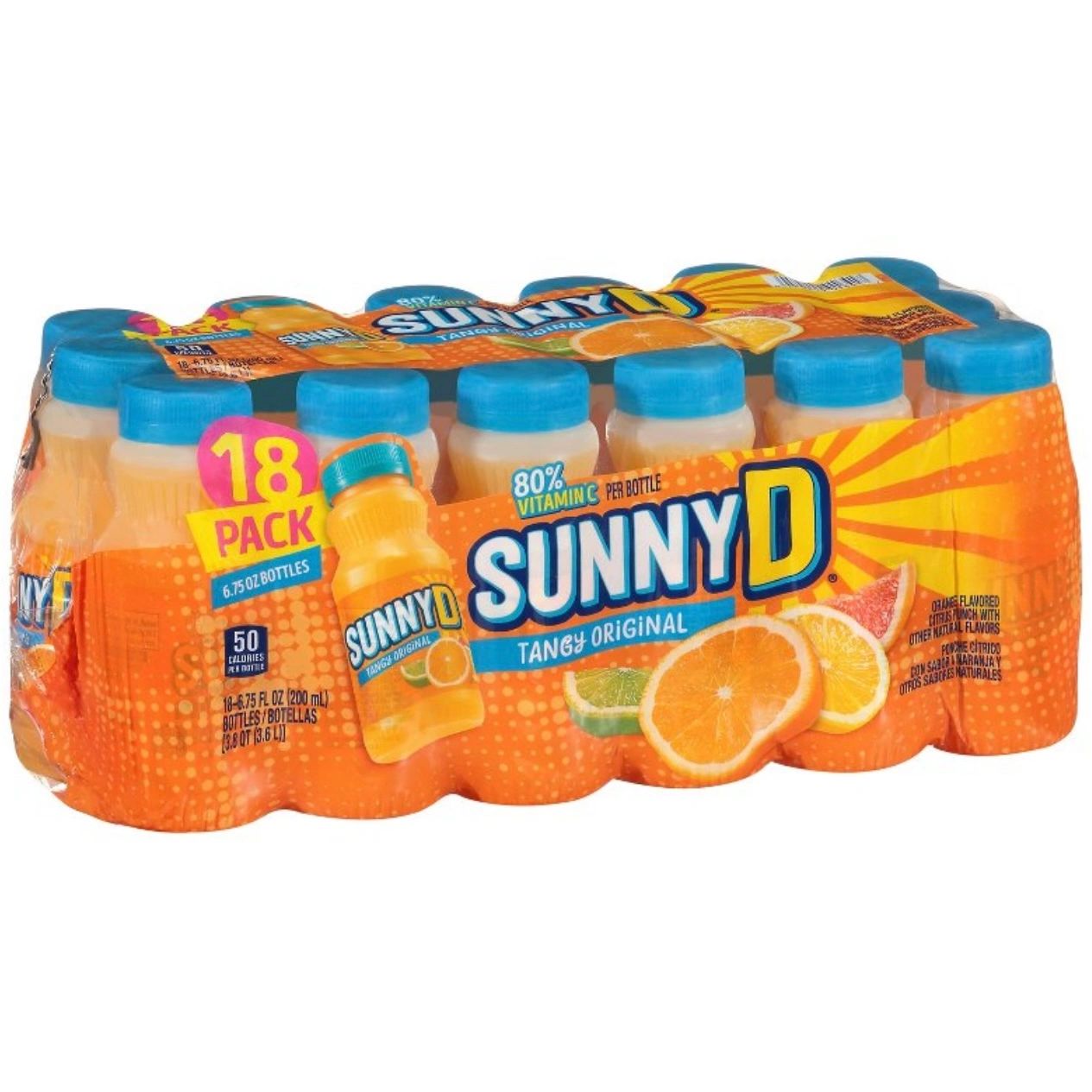 SunnyD Orange Juice Drink - 18pk/6.75 fl oz Bottles