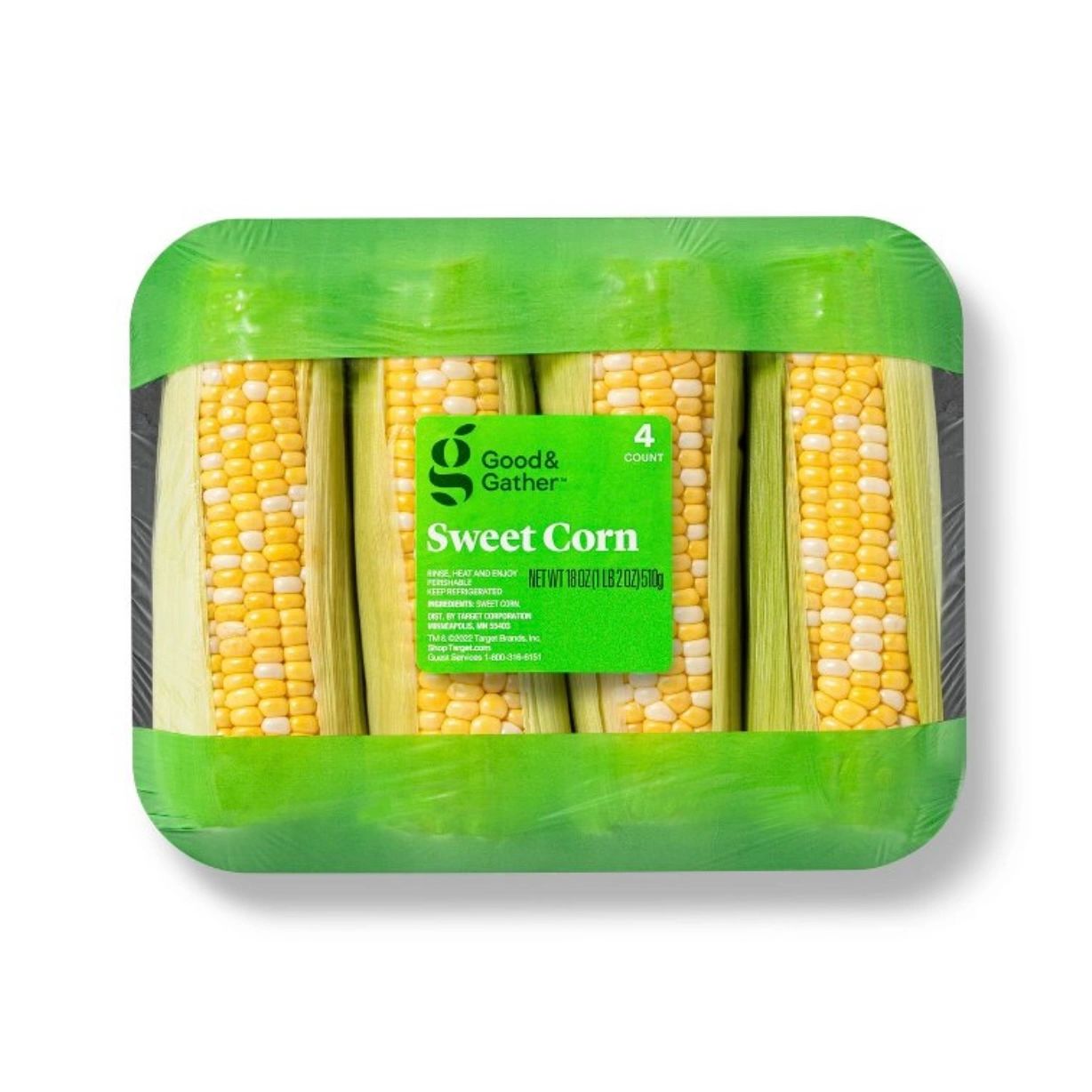 Sweet Corn - 18z/4ct - Good & Gather