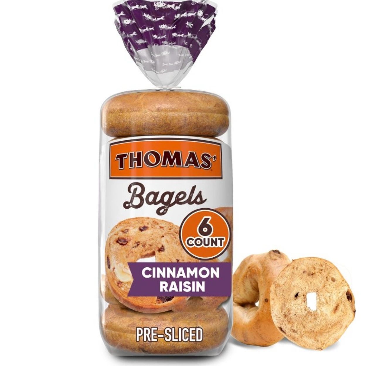 Thomas' Cinnamon Raisin Bagels - 20oz/6ct