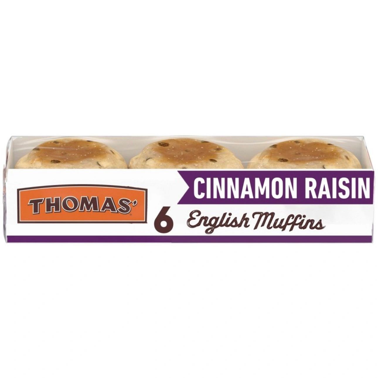Thomas' Cinnamon Raisin English Muffins - 12oz/6ct