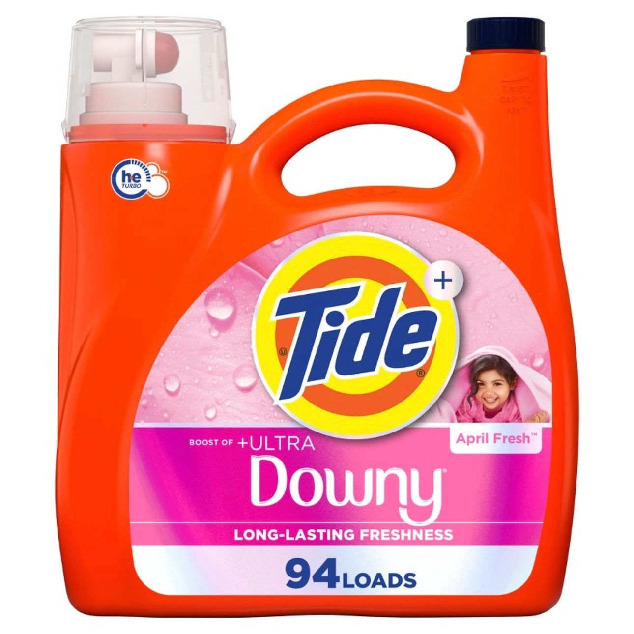 Tide Liquid HE Laundry Detergent - Downy April Fresh - 132oz