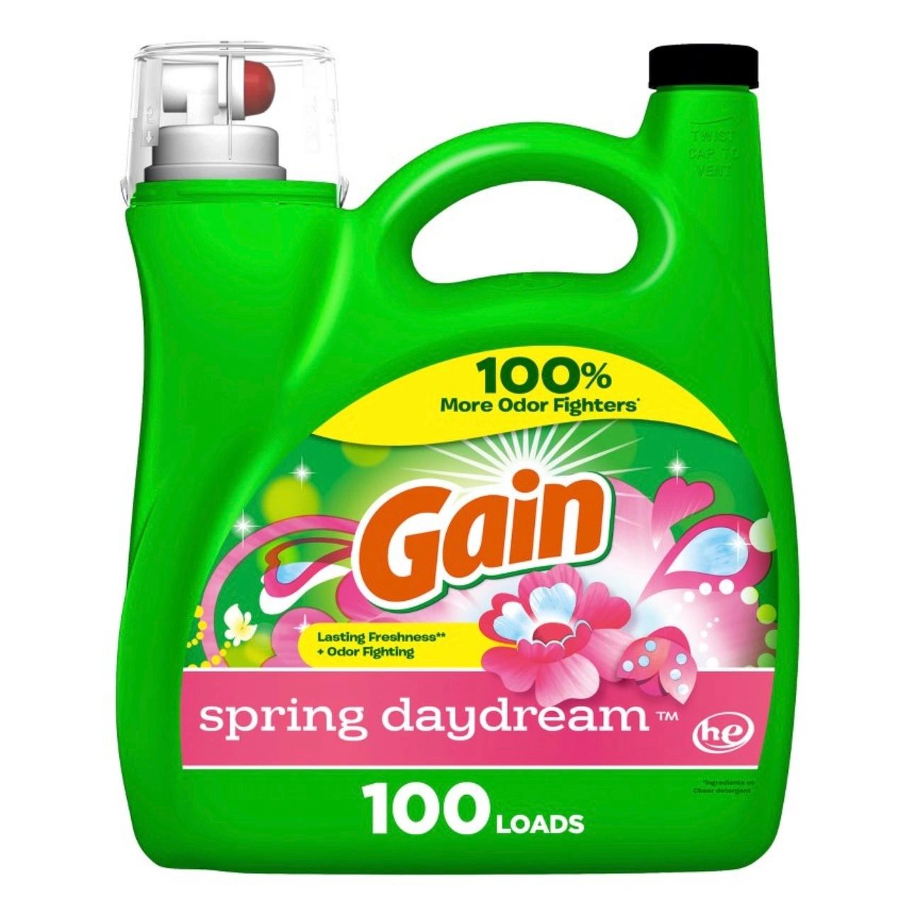 Gain Liquid Laundry Detergent - Spring Daydream - 144oz