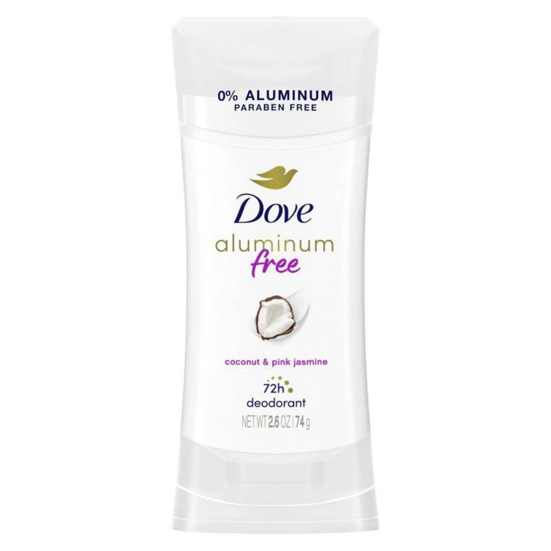 Dove Beauty Coconut & Pink Jasmine Solid Deodorant Stick - Aluminum-Free 2.6oz