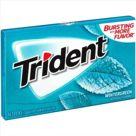 Trident Gum “Wintergreen”