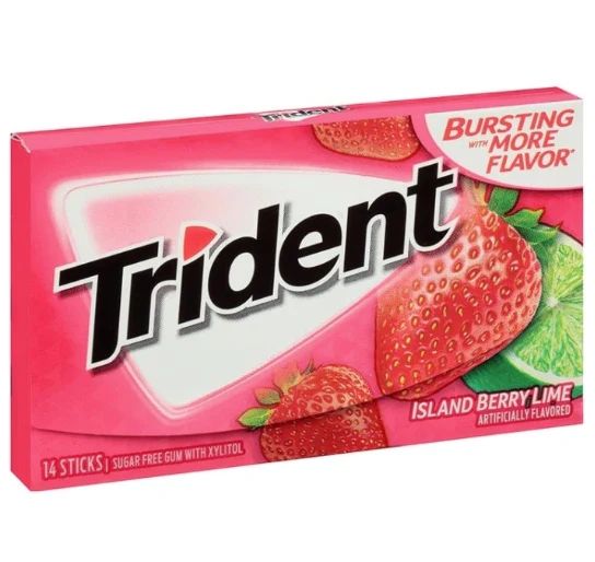 Trident Gum “Island Berry Lime”