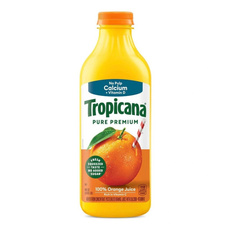 Tropicana Pure Premium No Pulp w/Calcium Orange Juice - 46 fl oz