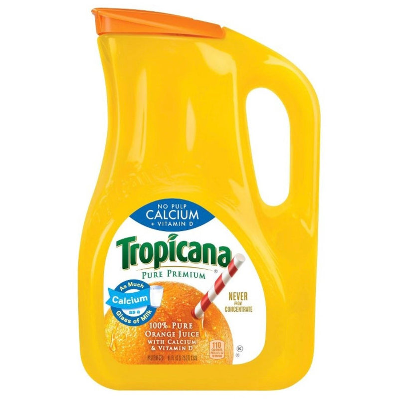 Tropicana Pure Premium No Pulp Calcium + Vitamin D Orange Juice - 89 fl oz
