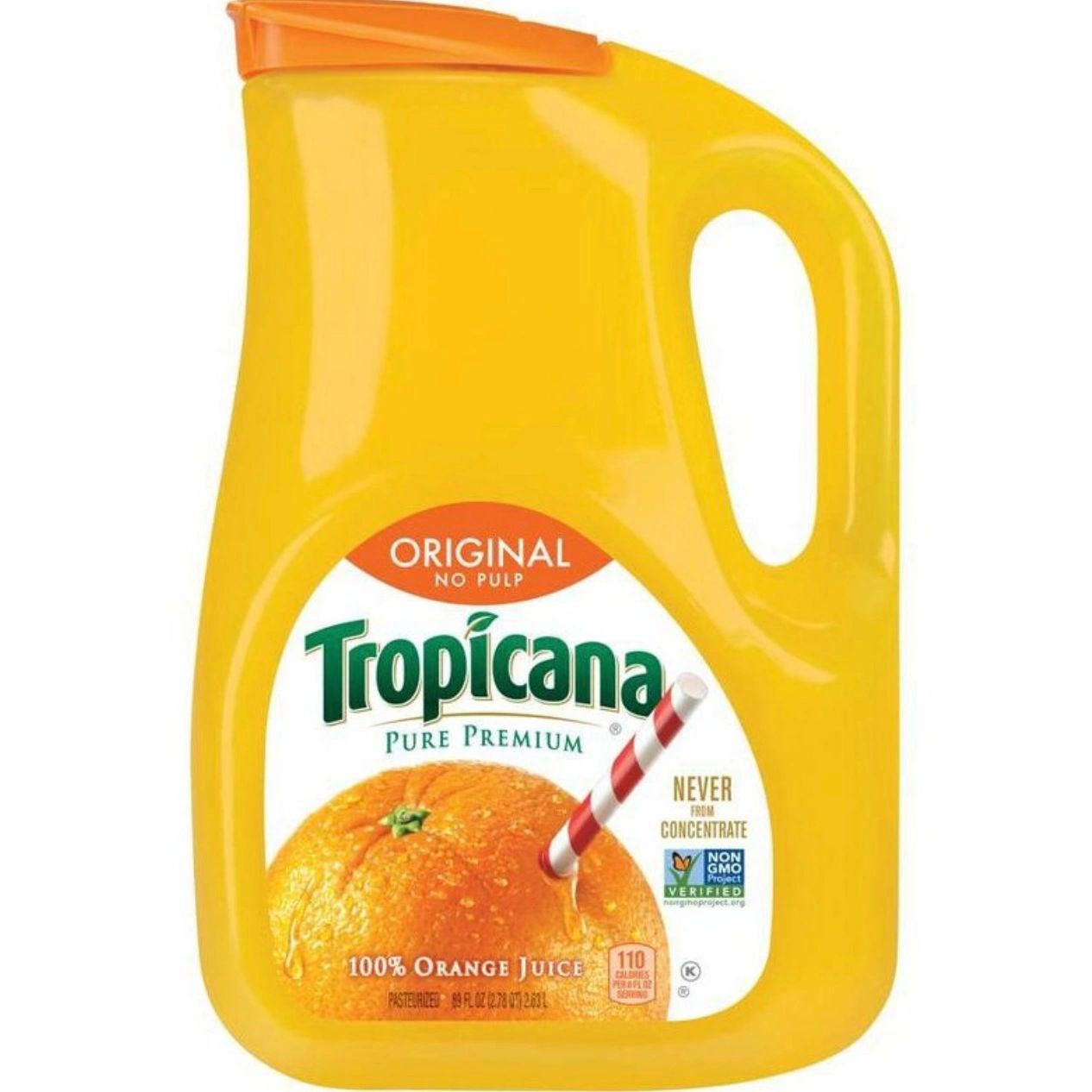 Tropicana Pure Premium No Pulp Orange Juice - 89 fl oz