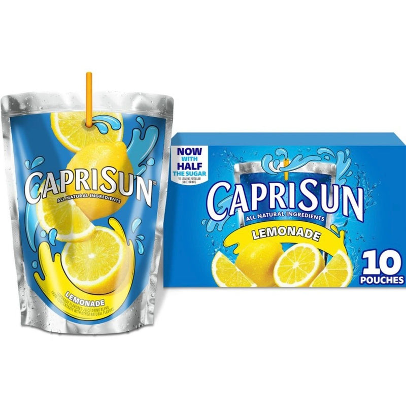 Capri Sun Lemonade Juice Boxes - 10pk/6 fl oz Pouches