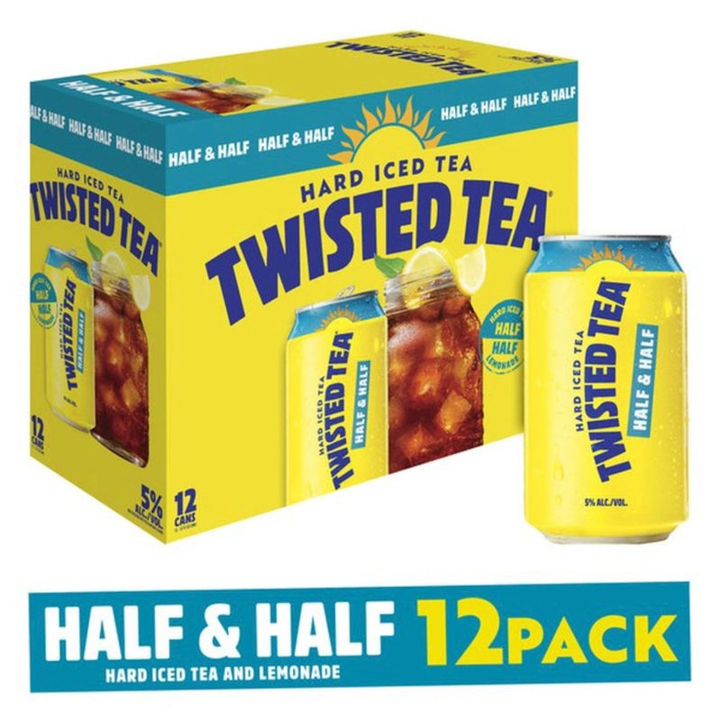 Twisted Tea Half & Half, Hard Iced Tea, 12 fl oz • 12 x 12 fl oz