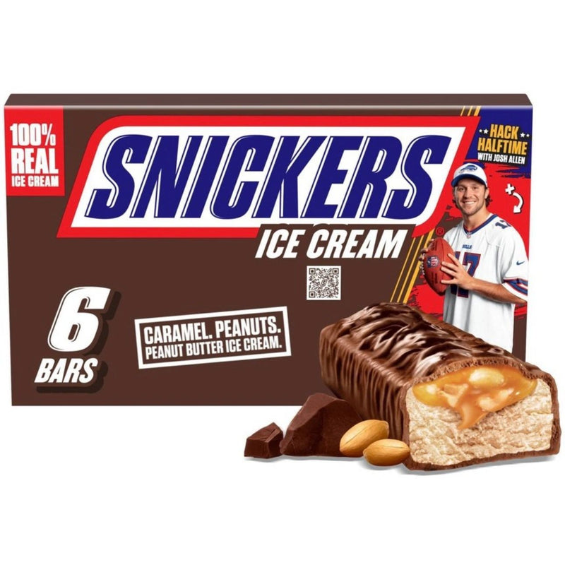 Snickers Ice Cream Chocolate Caramel Peanut Butter Ice Cream Bars - 12 fl oz/6ct