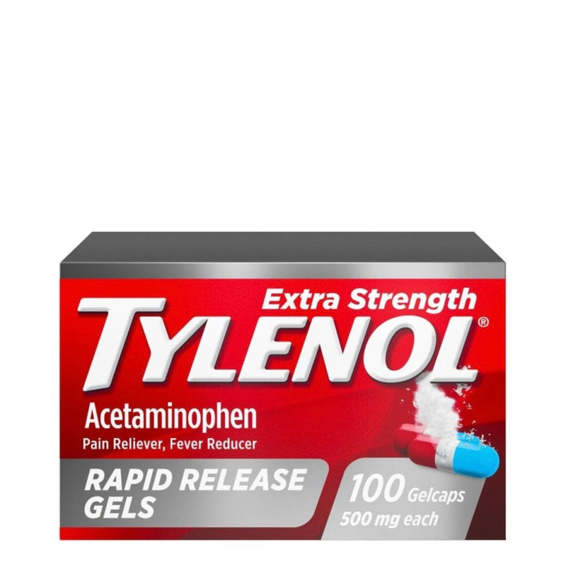 Tylenol Extra Strength Rapid Release Pain Reliever & Fever Reducer Gelcaps - Acetaminophen - 100ct