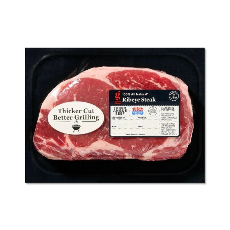 USDA Choice Angus Beef Ribeye Steak - Good & Gather™