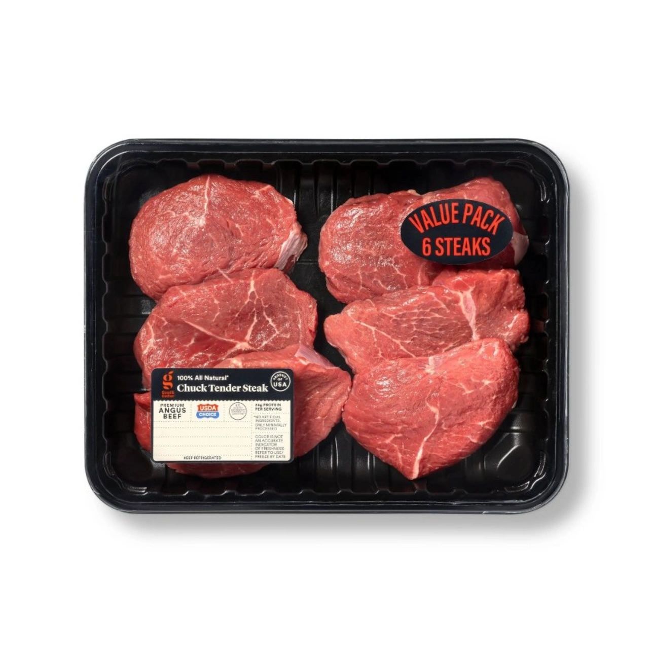USDA Choice Angus Chuck Tender Steak - Good & Gather™