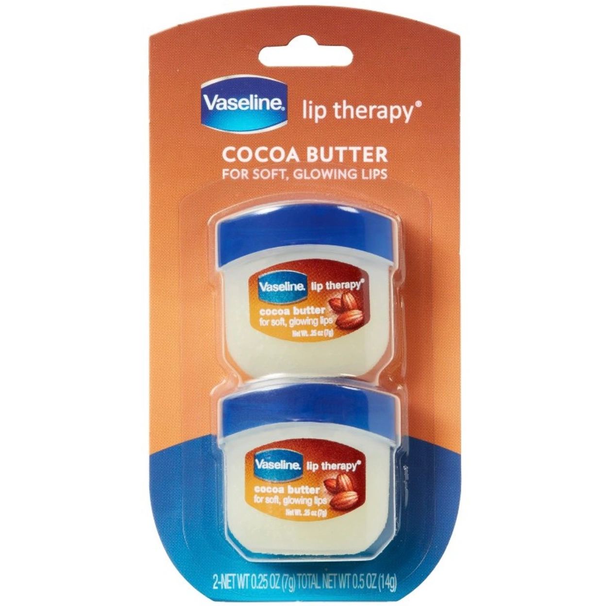 Vaseline Lip Therapy Cocoa Butter Twin Pack - 2ct/0.5oz