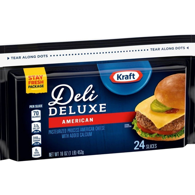 Kraft Deli Deluxe American Cheese Slices - 16oz/24ct