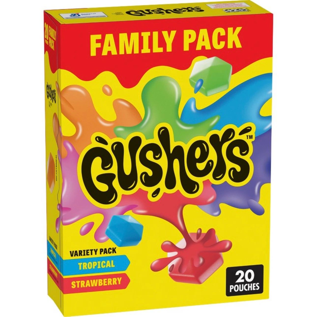 Fruit Gushers Fruit Snacks Strawberry/ Tropical - 16oz/20ct
