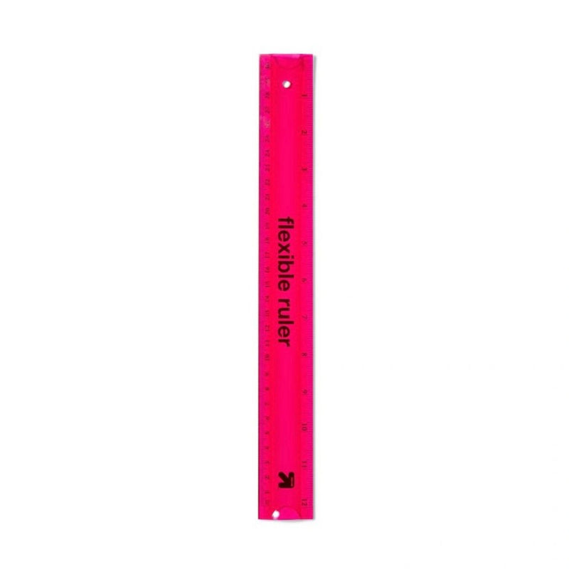 12" Flexible Ruler Pink - up&up™