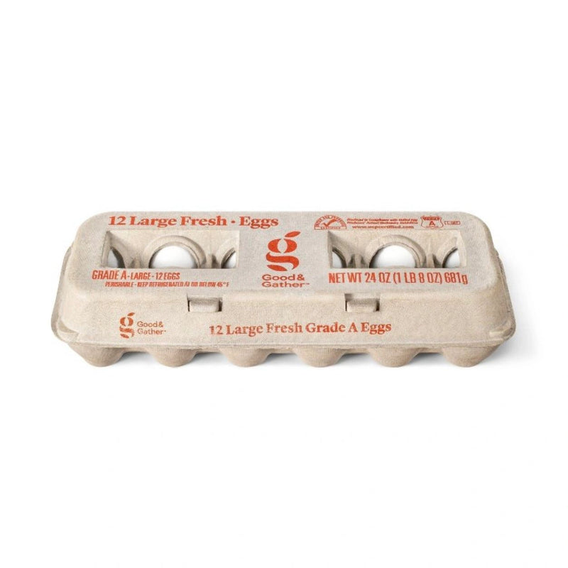 Grade A Large Eggs - 12ct - Good & Gather™ (Packaging May Vary)