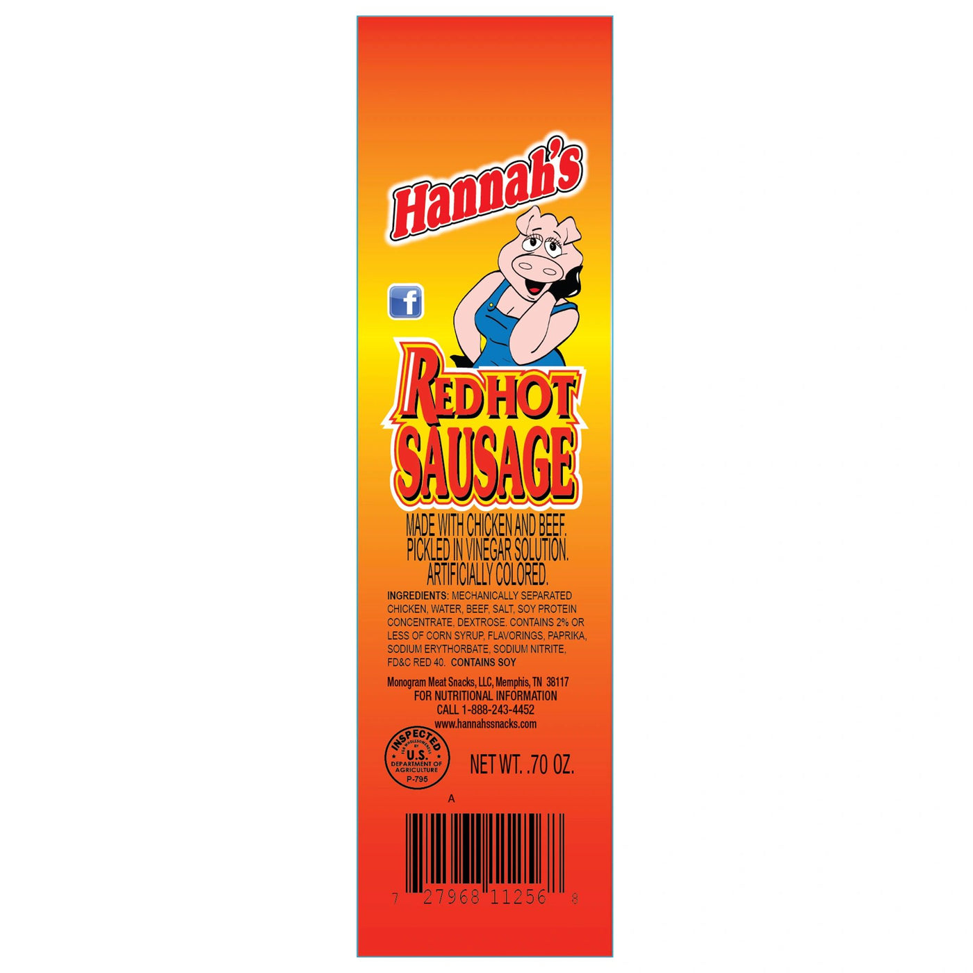 Hannah’s Red Hot Sausage